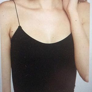 NWT FREE PEOPLE seamless black cami